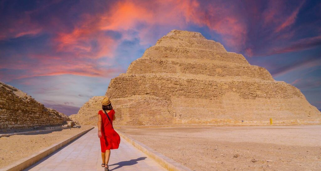 step pyramid saqqara egypt